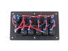 Panel przełączników ALU, ON-OFFx5, 1xGZ, BA 3x5A 2x10A 1x15A IP68