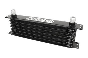 TurboWorks Oil Cooler Race Line 7-rows 300x90x50 AN10 Black