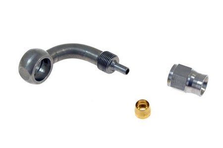 S.S HOSE END 11.2 Banjo AN3 3/8 32UNEF 90st