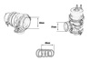 Wastegate zewnętrzny TurboWorks 60mm 1.6 Bar V-Band Niebieski