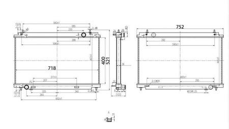 TurboWorks Sports Water Radiator Nissan 350Z 2007+