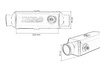 TurboWorks Water Intercooler 220x85x85 2,5" 2x0st