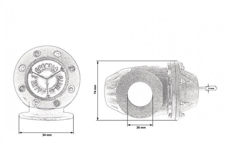Blow Off HKS SQV4 Srebrny Replika