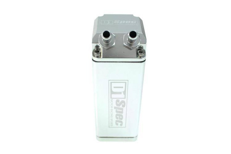 Oil catch tank D1Spec 15mm Silver Square