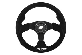 Steering wheel SLIDE 320mm offset:20mm Suede Black