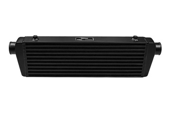 TurboWorks Intercooler 550x180x65 inlet 2.25" Bar and Plate Black