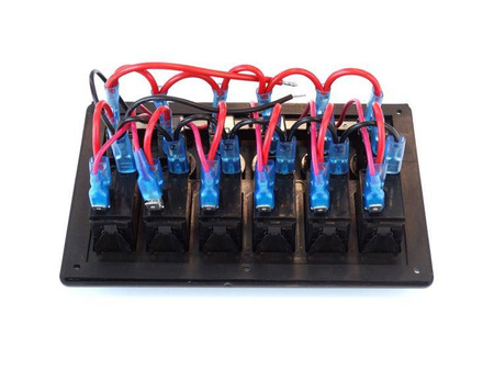 Switch ON-OFFx6,BA 3x5A 2x10A 1x15A