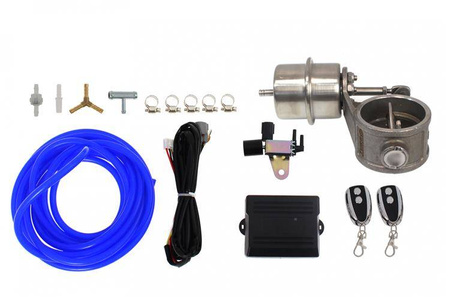 Exhaust Cutout Set Pneumatic 76mm Vacuum Open