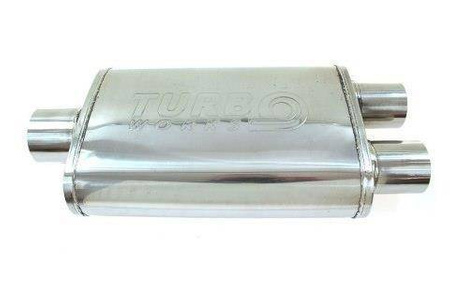 Center Muffler 51mm TurboWorks LT 409SS 355mm