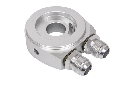 TurboWorks Oil Cooler Adapter Silver AN10