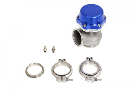 Wastegate zewnętrzny Replica Turbosmart 50mm 0.5 Bar V-Band Niebieski