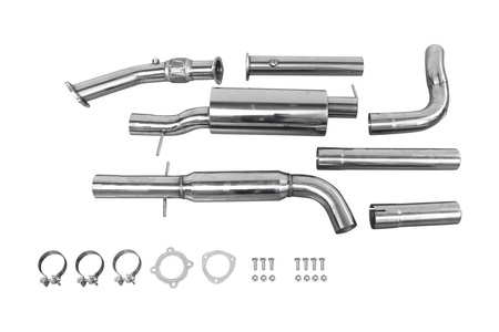 CatBack Exhaust System VW Golf IV Jetta 1.8T FWD + Downpipe 3"