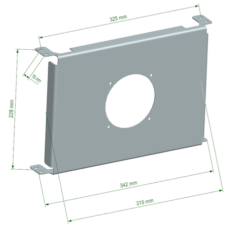 Cooling Plate TurboWorks Chłodnicy Oleju 15 rzędowej Race 4 calowy wentylator