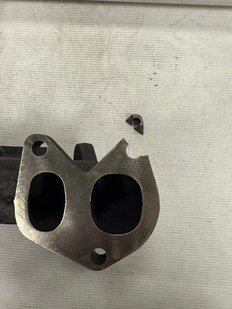 Exhaust manifold VW VR6 12V TURBO DAMAGE