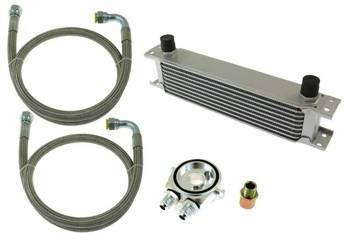 TurboWorks Oil Cooler Kit 13-rows 260x100x50 AN8 Silver