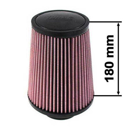 Turboworks Air Filter H:180 DIA:60-77mm Purple