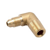 Adapter 1/4" NPT to AN4 90 degrees Brass