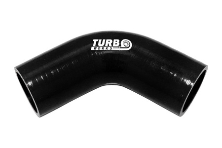 Elbow 67deg TurboWorks Black 25mm