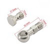 Stainless Steel M12x1.25mm to AN6-6 with 2.5 Restrictor