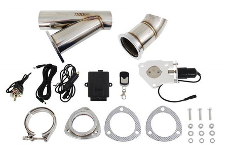 Exhaust Cutout 3.5" 89MM Electric V-Band Remote + Switch