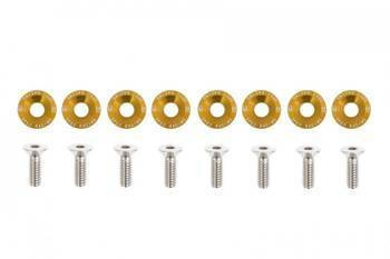 Decorative screws M6x1.0 15mm D1 Gold