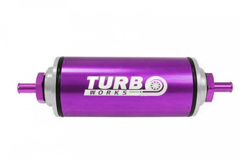 Filtr paliwa TurboWorks 8,6mm Fioletowy
