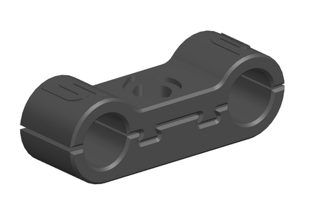 Double Mounting Bracket 12mm ASA Set of 4