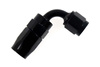 Swivel fitting 90deg AN6 Black