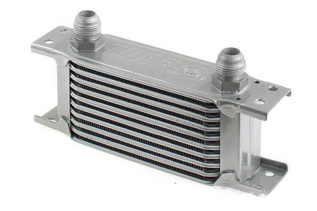 TurboWorks Oil Cooler Kit Slim 10-rows 140x75x50 AN8 Silver