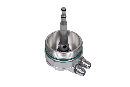 TurboWorks Oil filter adapter BMW M52 M54 M56 Silver