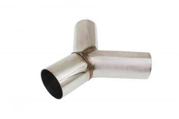 Exhaust tee 90st 51/63mm 304SS