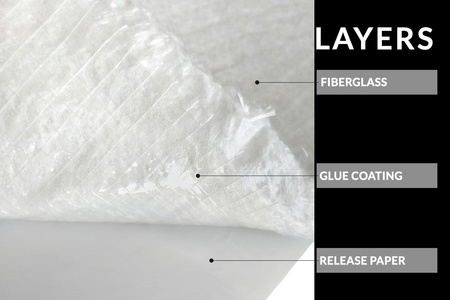 Silicate mat 1100 5mm self-adhesive 500x1000mm