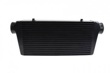Intercooler TurboWorks 600x300x76 wejście 3" Bar and Plate Czarny