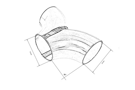 Stainless Y-Pipe Collector 2,25"-2,25" 57mm