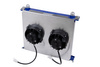 Cooling Plate TurboWorks for 19 rows Race Oil Cooler and 4 inch fan Dual
