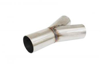 Exhaust tee 45st 42/48mm 304SS