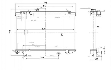 Sportowa Chłodnica Wody Toyota Supra 3.0L 86-92 Manual