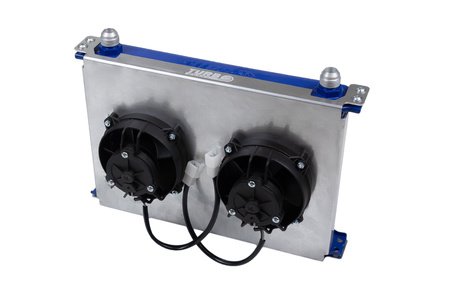 Cooling Plate TurboWorks Chłodnicy Oleju 15 rzędowej Race 4 calowy wentylator Dual