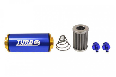 Filtr paliwa TurboWorks 8,6mm Niebieski