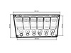 Switch 12/24V IP68 (ON)-OFFx1, ON-OFFx5, 3B 5A, 2B 10A, 1B 15A