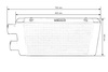TurboWorks Intercooler 500x300x76 same side Black