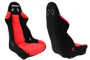 Racing Seat Bimarco Cobra III Velvet Black Red