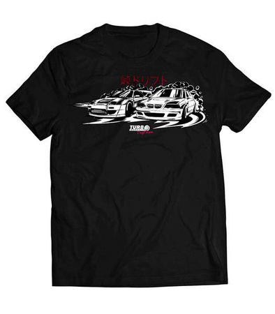 Koszulka T-Shirt TurboWorks DriftTeam Czarna S