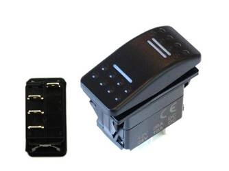 Switch ON-OFF-ON 4PIN White