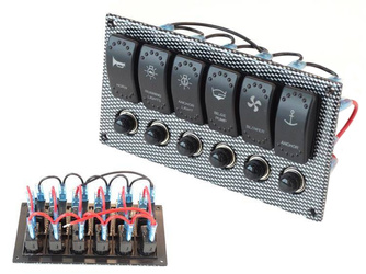 Przełączniki 12/24V x6 IP68