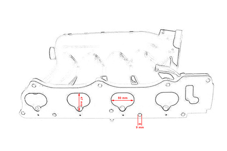 Intake manifold HONDA CIVIC 2006-2011 ACURA TSX 2004-2008 K20Z3 K24A2