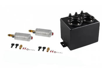 Zbiornik Paliwa Swirl Pot 3L TurboWorks na 2 pompy (w zestawie) Czarny