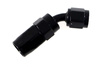 Swivel fitting 45deg AN6 Black