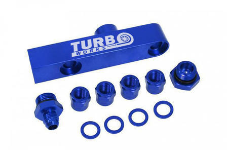 Fuel Pump Manifold 2in1 Blue