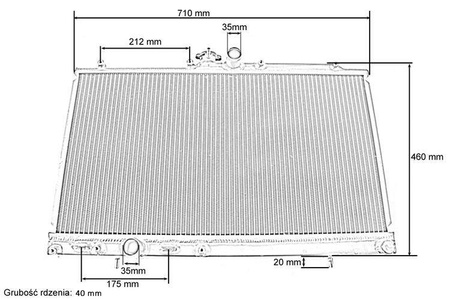 TurboWorks Sports Water Radiator Mitsubishi Lancer Evo 7-9